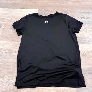 Under Armour Jet Black Short Sleeve Tee